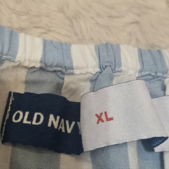 Old Navy Blue & White Tiered Cami Maxi Dress, Size X-Large - Picture 3 of 9